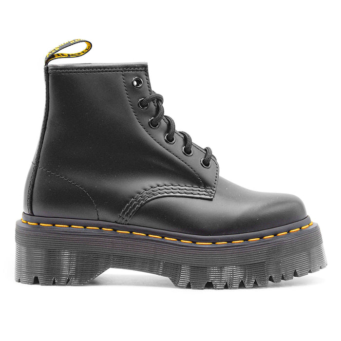 Martens Amphibious 101 Quad Black Women's Six-Hole Lacing