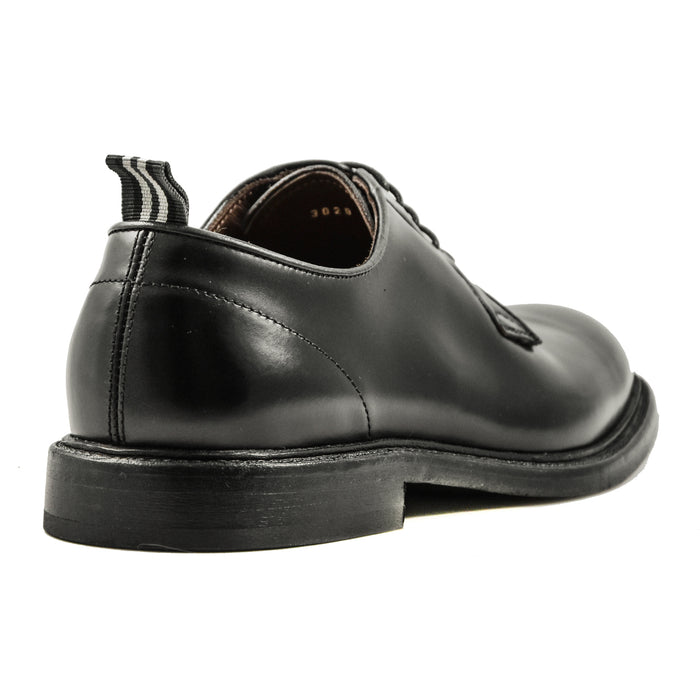 Scarpe Stringate Green George Uomo Derby Fatta A Mano Nero