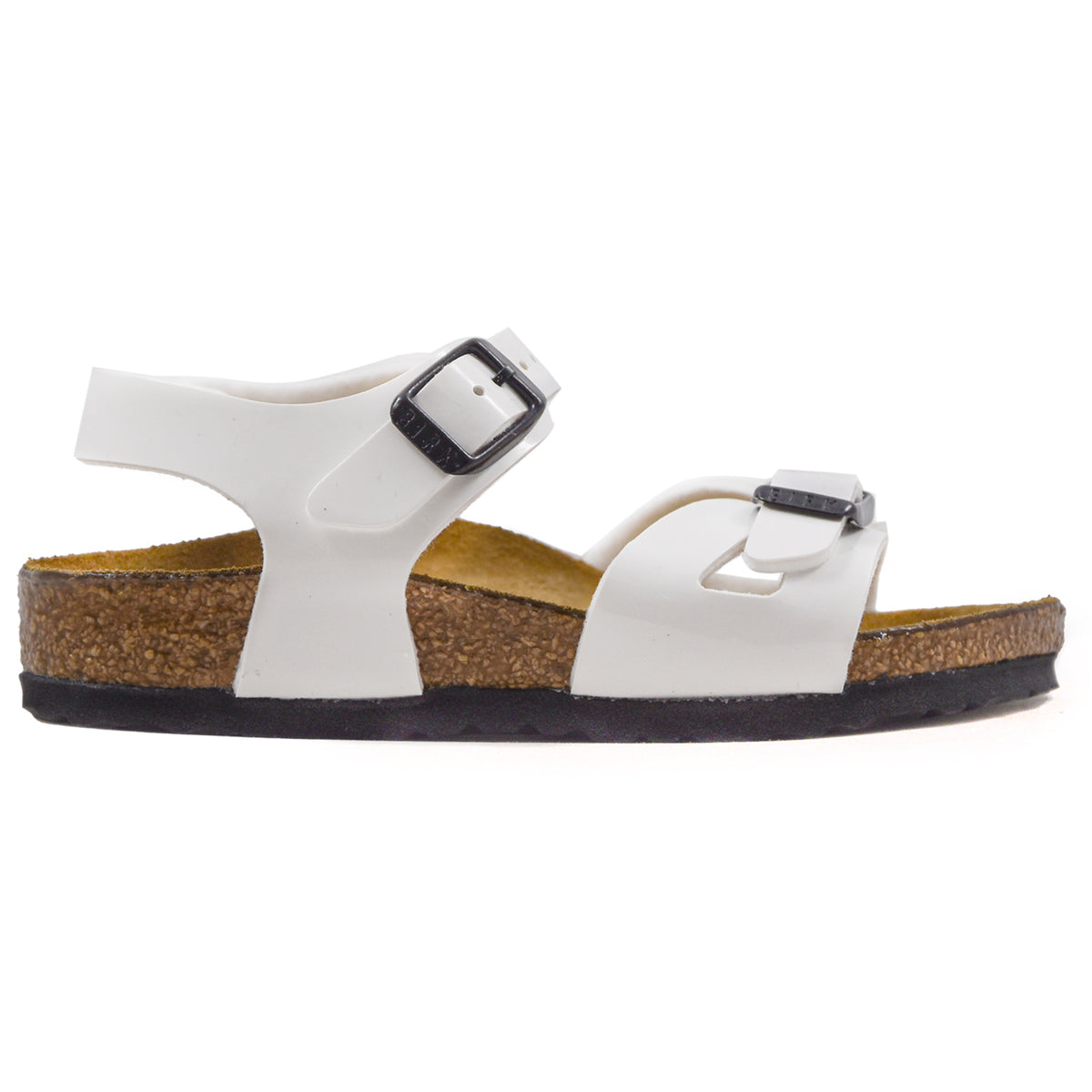Sandali Biochic Bambina E Ragazza – Perla Bianco Cristallo, Plantare Anatomico, Suola In Gomma Antiscivolo, Chiusura A Strappo