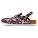 Birkenstock Sabot Kay Professional In Blooming Roses Nero Donna
