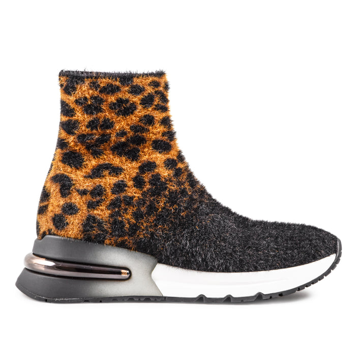 Sneakers Ash Donna King 03 tessuto elastico leopardo