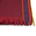 Sciarpe In Morbida Lana Merino Paul Smith Bordeaux Logo Firmato