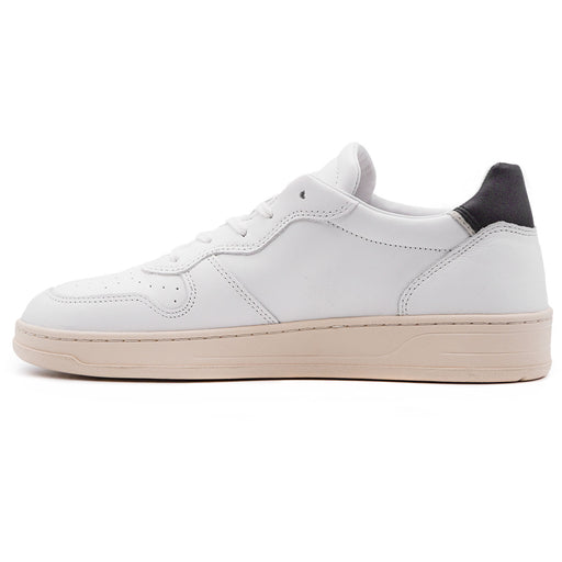 Sneakers D.A.T.E. Court Mono Bianco Uomo Materiali Made In Italy