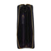 DKNY Portafoglio Donna In Pelle Nero Con Tasca Posteriore Aperta