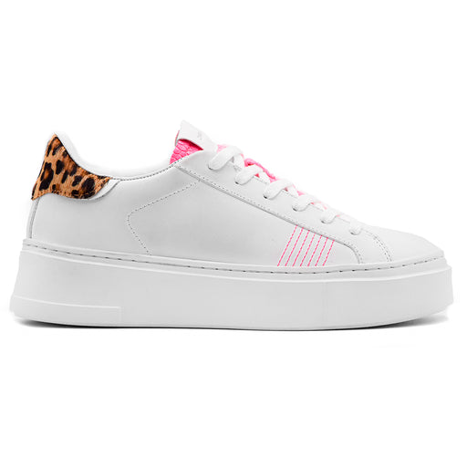 Sneakers Crime Weightless Low Top Donna Bianco Linguetta Stampata