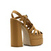Jeffrey Campbell Posted Sandali Nude Donna Dal Design A Gabbia
