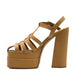 Jeffrey Campbell Posted Sandali Nude Donna Dal Design A Gabbia